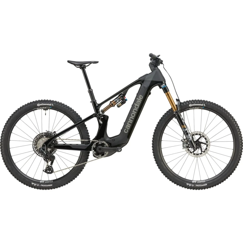 Rower elektryczny Cannondale Moterra Carbon 1 Czarny - widok z boku