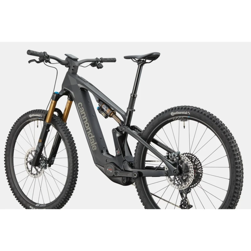Rower elektryczny Cannondale Moterra Carbon 1 Czarny - widok z tyłu