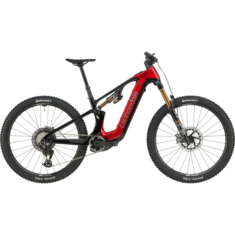 Rower elektryczny Cannondale Moterra Carbon 1 Czerwony - widok z boku