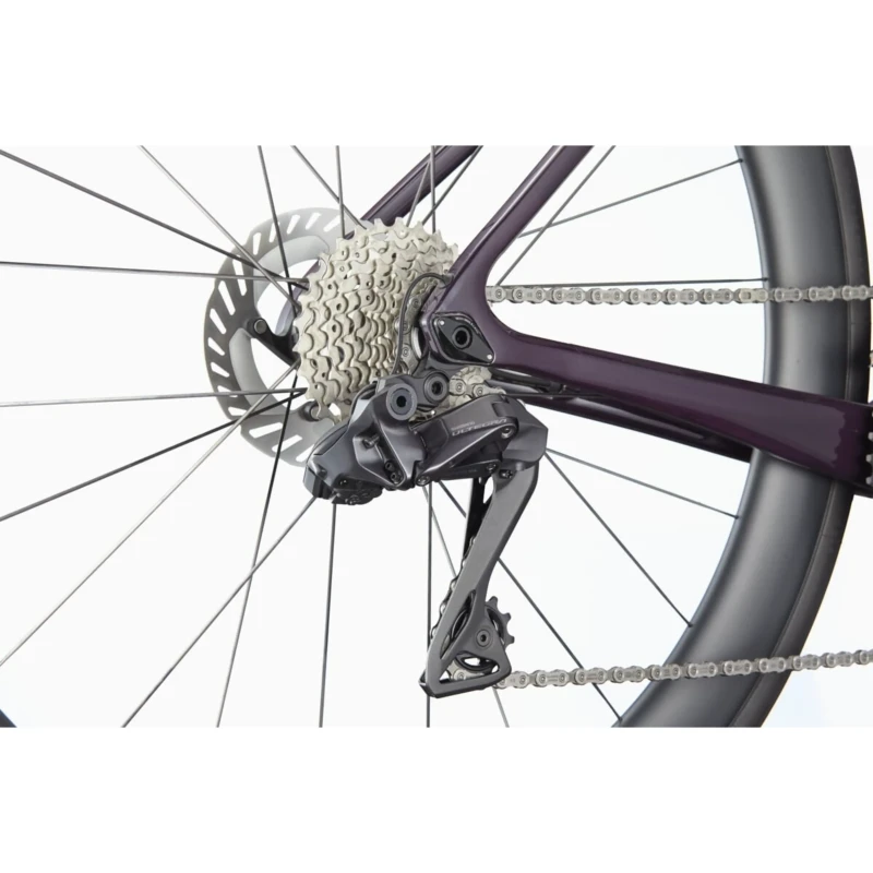 Rower szosowy Cannondale SuperSix Evo Hi-Mod 2 Fioletowy - widok piasty