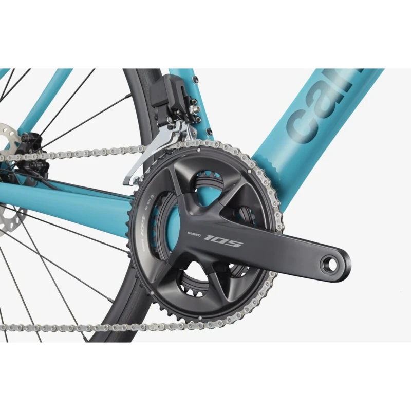 Rower szosowy Cannondale SuperSix Evo Carbon 3 Niebieski - widok korby