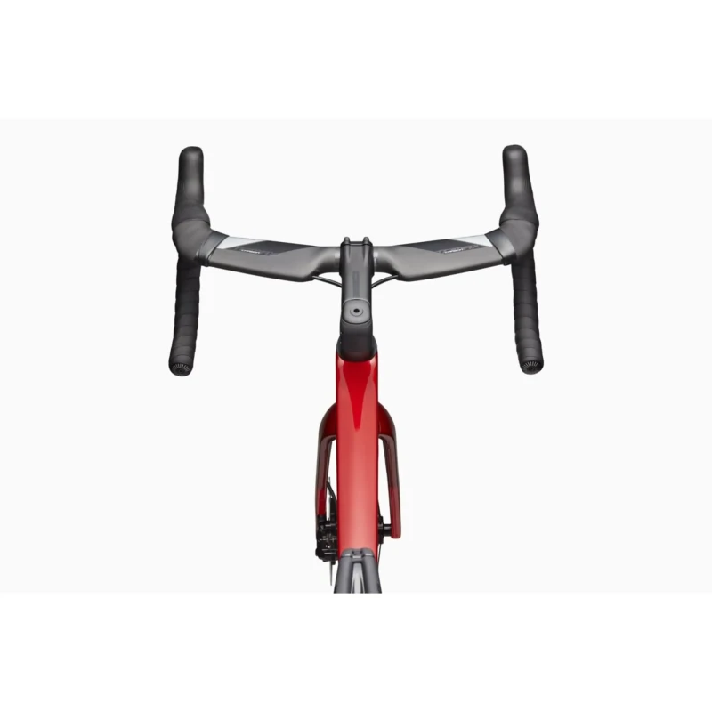 Rower szosowy Cannondale SuperSix Evo Carbon 2 Czerwony - widok kierownicy