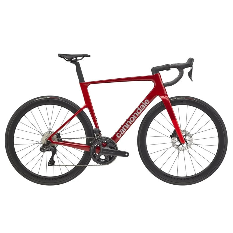 Rower szosowy Cannondale SuperSix Evo Carbon 2 Czerwony - widok z boku