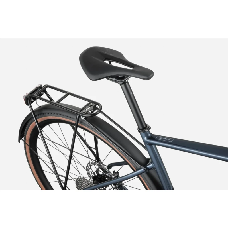 Rower gravel Cannondale Topstone EQ Granatowy - siodełko i bagażnik
