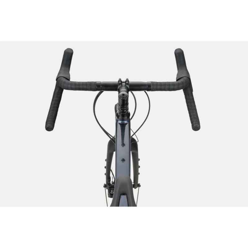 Rower gravel Cannondale Topstone EQ Granatowy - widok kierownicy i ramy