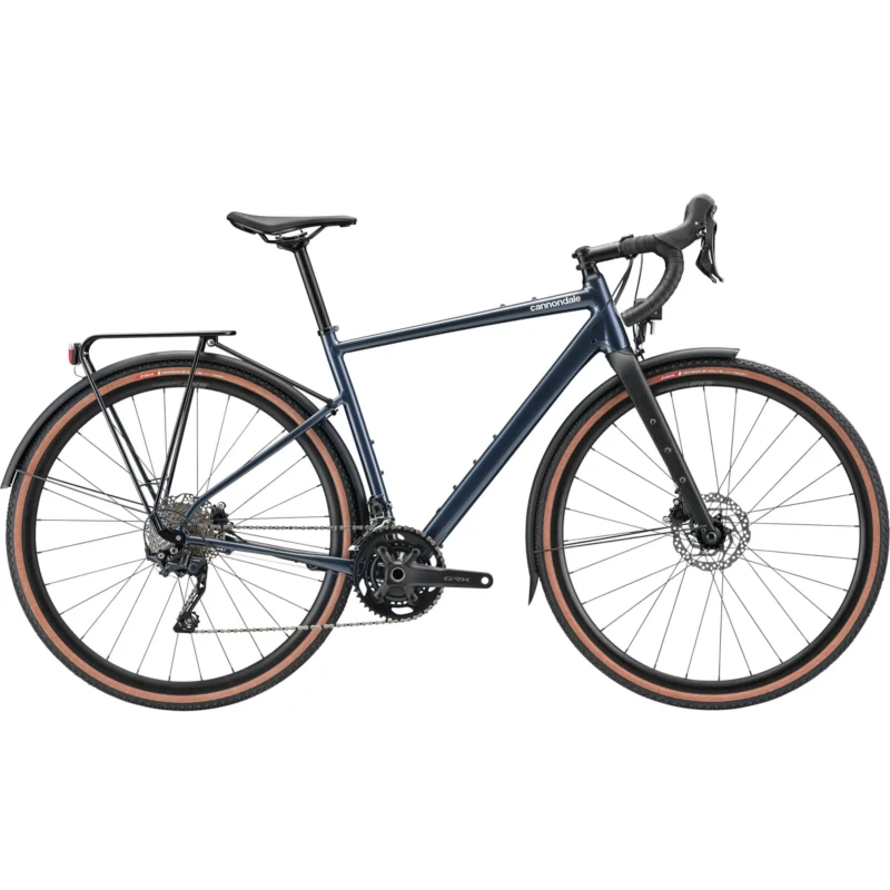 Rower gravel Cannondale Topstone EQ Granatowy - widok z boku