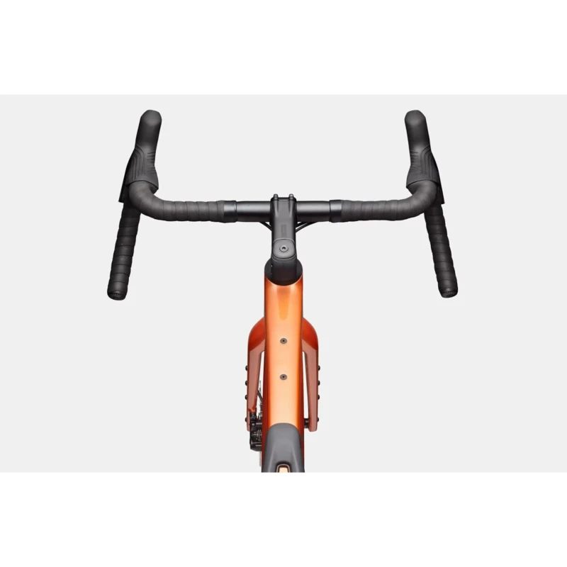 Rower gravel Cannondale Topstone Carbon 3 GRX 1x Pomarańczowy - widok kierownicy