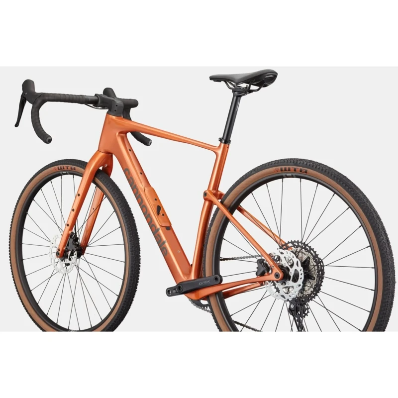 Rower gravel Cannondale Topstone Carbon 3 GRX 1x Pomarańczowy - widok z tyłu