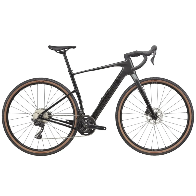 Rower gravel Cannondale Topstone Carbon 3 GRX 2x Czarny - widok z boku