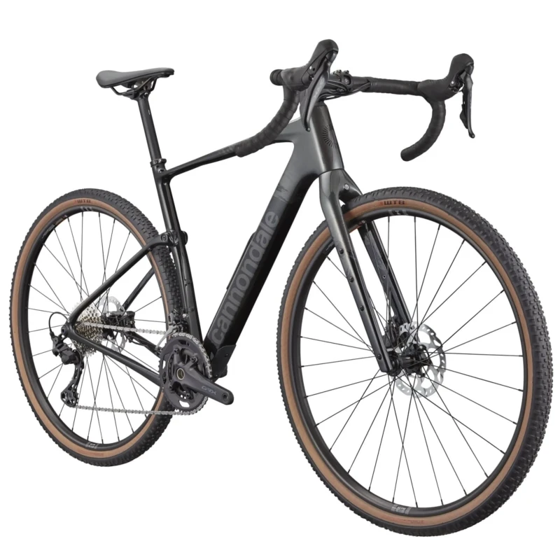 Rower gravel Cannondale Topstone Carbon 3 GRX 2x Czarny - widok z przodu