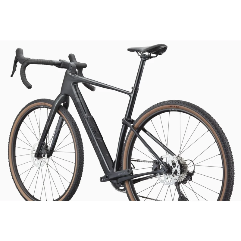 Rower gravel Cannondale Topstone Carbon 3 GRX 2x Czarny - widok z tyłu