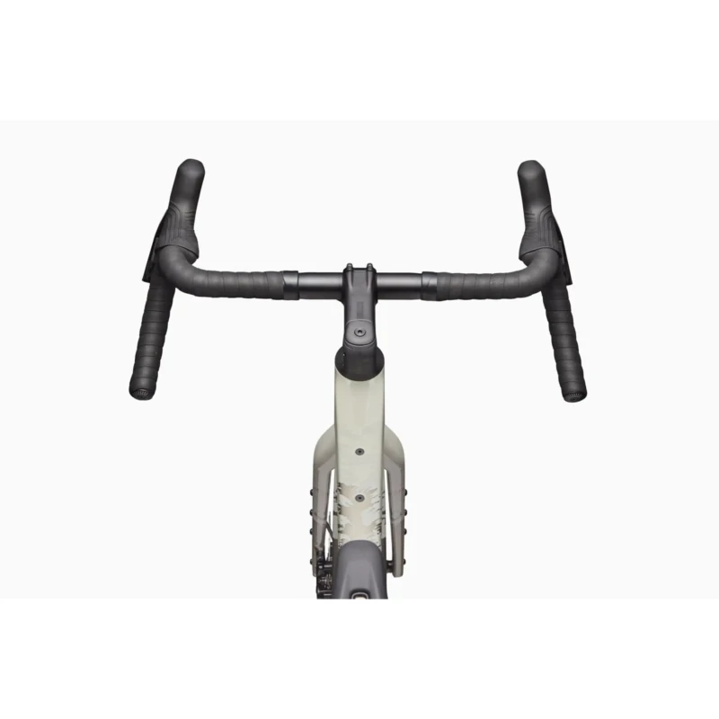 Rower gravel Cannondale Topstone Carbon 3 GRX 2x Biały - widok kierownicy