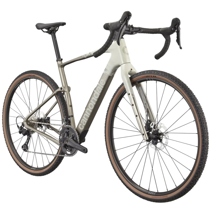 Rower gravel Cannondale Topstone Carbon 3 GRX 2x Biały - widok z przodu