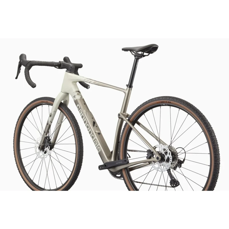 Rower gravel Cannondale Topstone Carbon 3 GRX 2x Biały - widok z tyłu