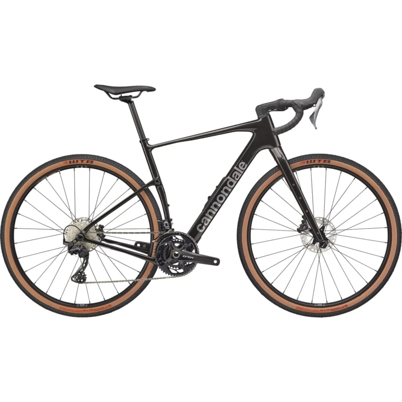 Rower gravel Cannondale Topstone Carbon 2 GRX 2x Czarny - widok z boku