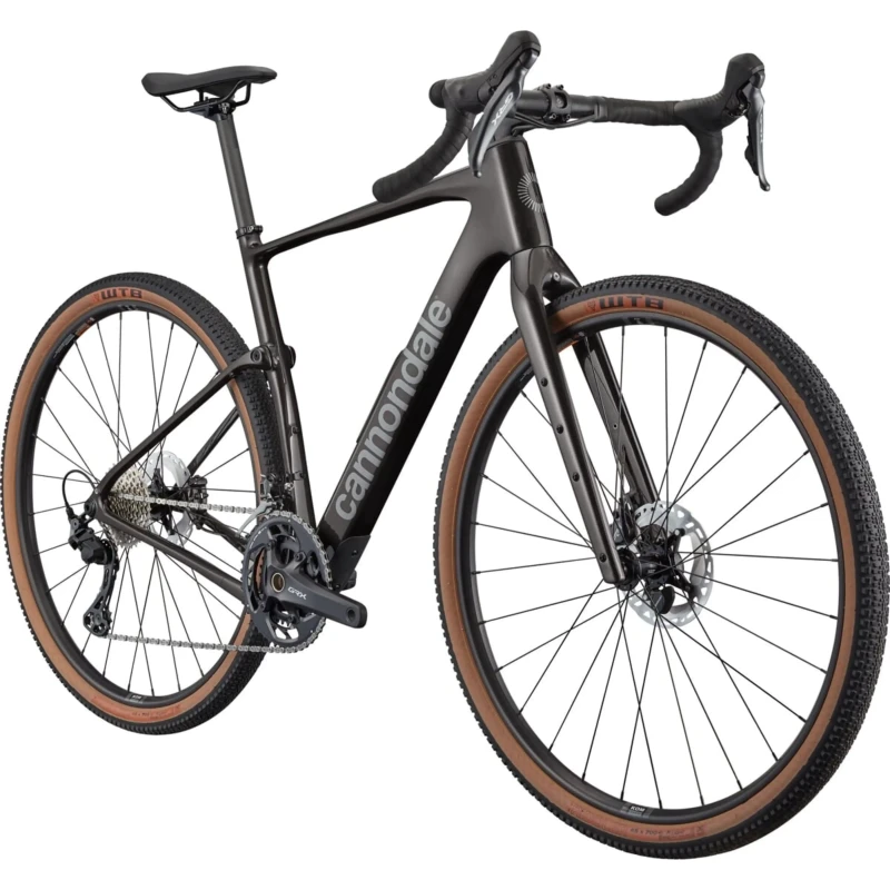 Rower gravel Cannondale Topstone Carbon 2 GRX 2x Czarny - widok z przodu