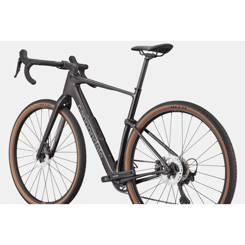 Rower gravel Cannondale Topstone Carbon 2 GRX 2x Czarny - widok z tyłu
