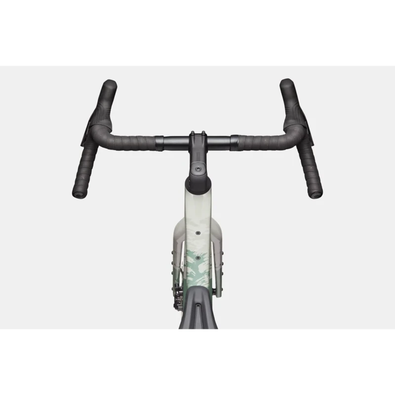 Rower gravel Cannondale Topstone Carbon 2 GRX 2x Zielony - widok kierownicy