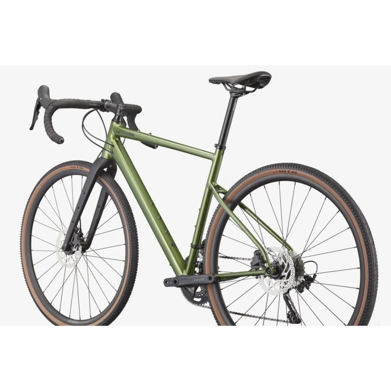 Rower gravel Cannondale Topstone 2 2x Zielony - widok z tyłu