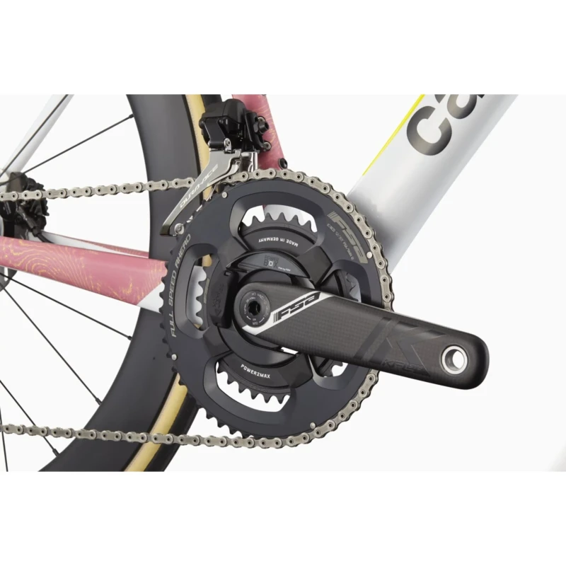 Rower szosowy Cannondale SuperSix EVO LAB71 Team Replica - widok korby