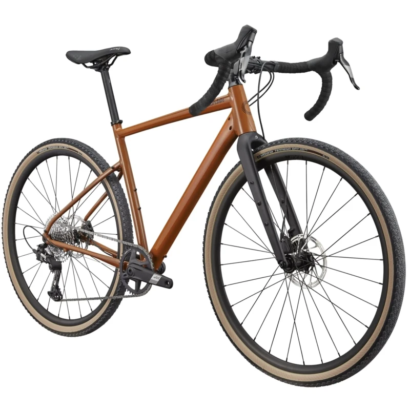 Rower gravel Cannondale Topstone Apex 1 Cinnamon - widok z przodu