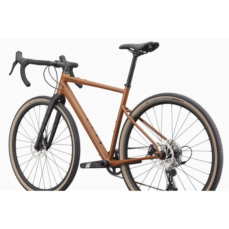 Rower gravel Cannondale Topstone Apex 1 Cinnamon - widok z tyłu