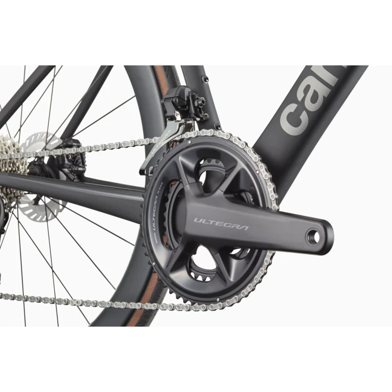 Rower szosowy Cannondale SuperSix EVO Hi-MOD 2 Czarny - widok korby