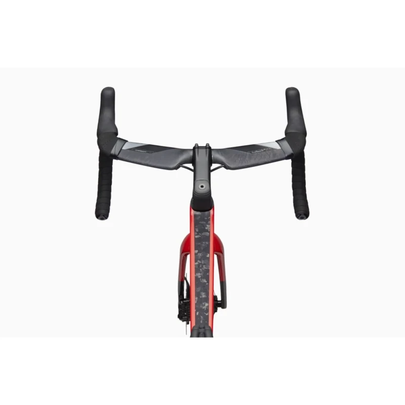 Rower szosowy Cannondale SuperSix EVO Hi-MOD 2 Czerwony - widok kierownicy