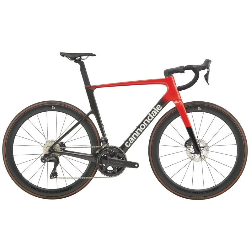 Rower szosowy Cannondale SuperSix EVO Hi-MOD 2 Czerwony - widok z boku
