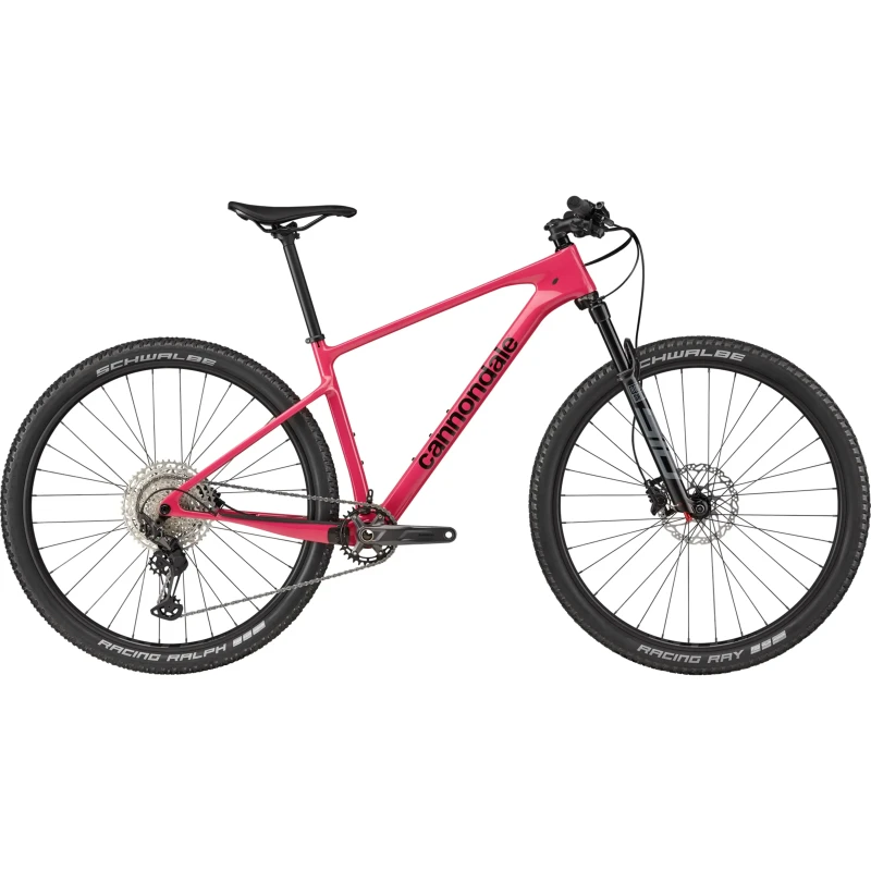 Rower MTB Cannondale Scalpel HT Carbon 4 Różowy - widok z boku