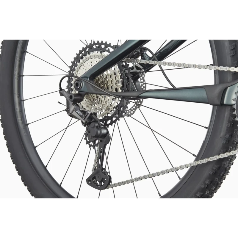 Rower MTB Cannondale Scalpel Carbon 3 Granatowo Zielony - tarcze i piasta