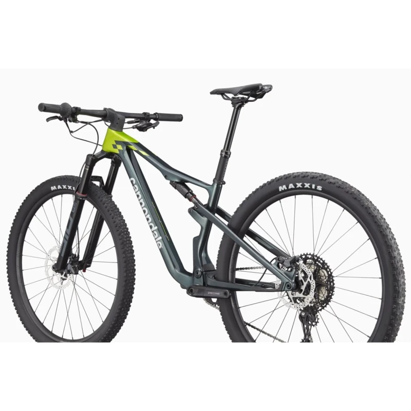 Rower MTB Cannondale Scalpel Carbon 3 Granatowo Zielony - widok z tyłu