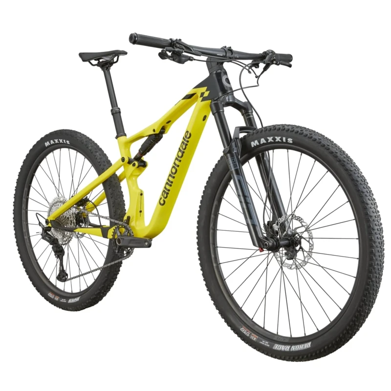 Rower MTB Cannondale Scalpel Carbon 4 Żółty - widok z przodu