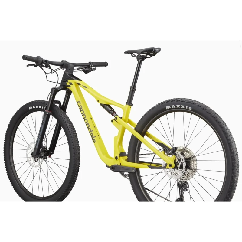 Rower MTB Cannondale Scalpel Carbon 4 Żółty - widok z tyłu