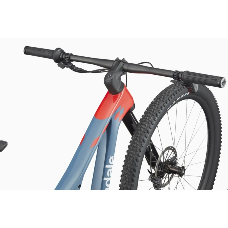 Rower MTB Cannondale Scalpel Carbon 2 Lefty Niebieski - widok kierownicy