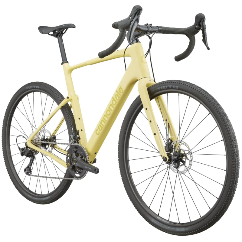 Rower gravel Cannondale Topstone Carbon 3 Żółty - widok z przodu