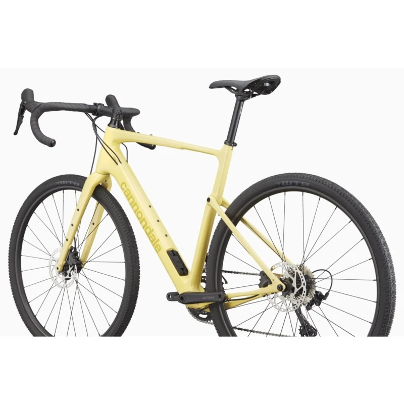 Rower gravel Cannondale Topstone Carbon 3 Żółty - widok z tyłu