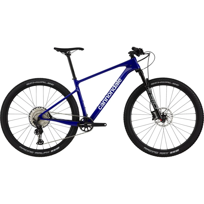 Rower MTB Cannondale Scalpel HT Carbon 3 Niebieski - widok z boku