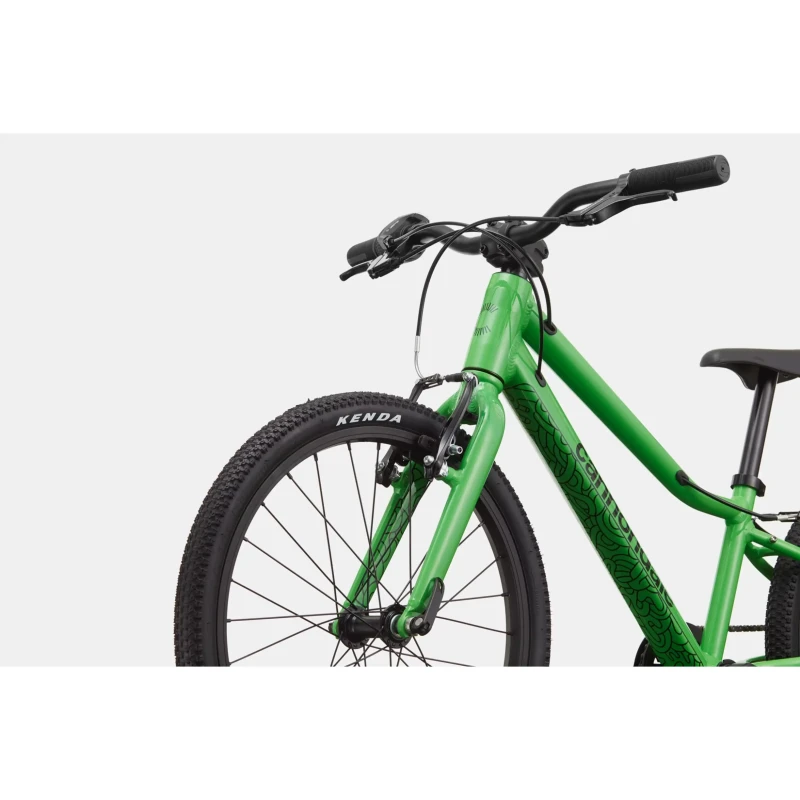 Rower dziecięcy Cannondale Quick 20"; Zielony - widok roweru z przodu