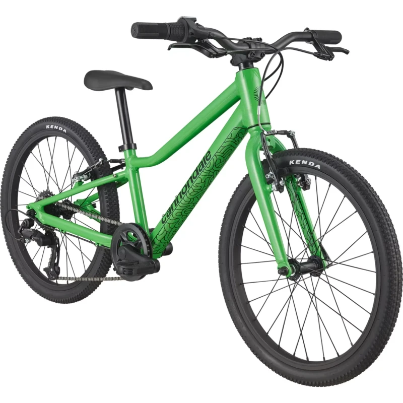Rower dziecięcy Cannondale Quick 20"; Zielony - widok z przodu
