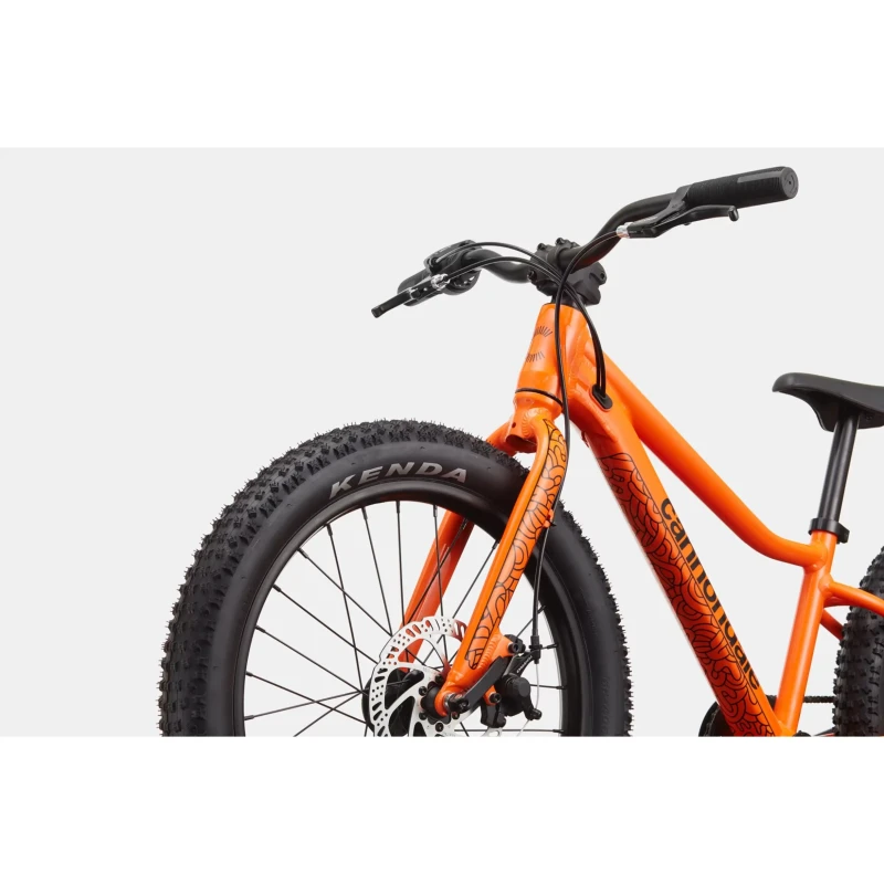 Rower MTB Cannondale Kids Trail Plus 20"; Pomarańczowy - widok roweru z przodu