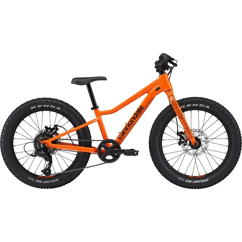 Rower MTB Cannondale Kids Trail Plus 20"; Pomarańczowy - widok z boku