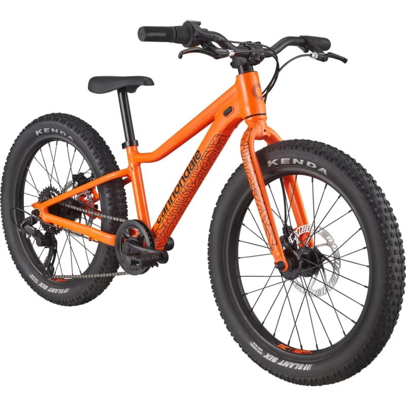 Rower MTB Cannondale Kids Trail Plus 20"; Pomarańczowy - widok z przodu