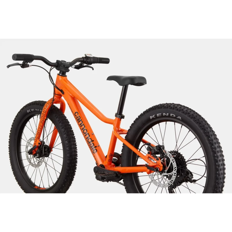 Rower MTB Cannondale Kids Trail Plus 20"; Pomarańczowy - widok z tyłu