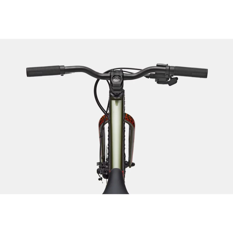 Rower MTB Cannondale Kids Trail Plus 24"; Oliwkowy - widok kierownicy