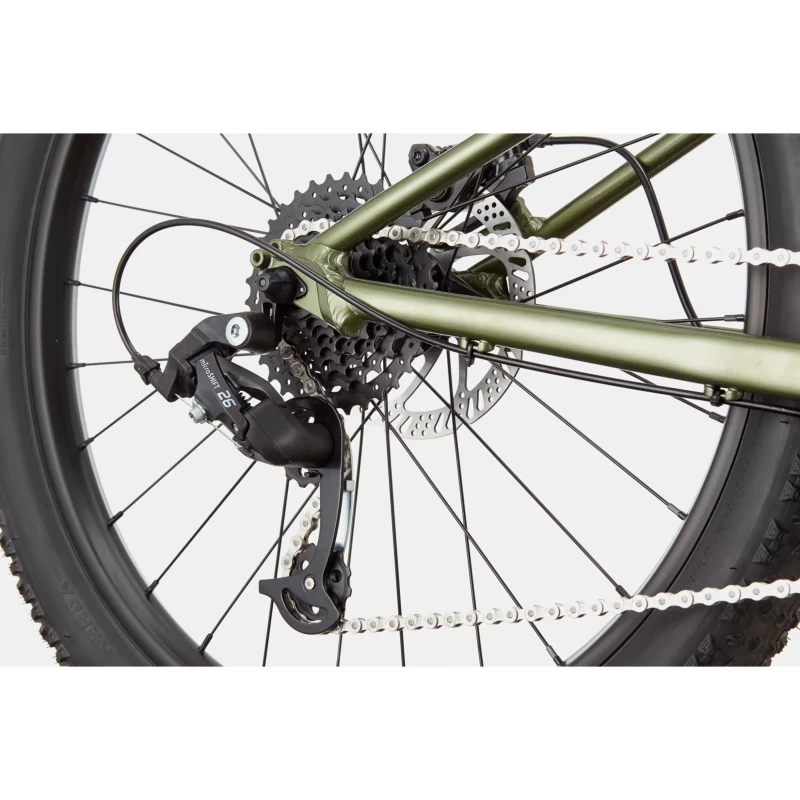 Rower MTB Cannondale Kids Trail Plus 24"; Oliwkowy - widok piasty