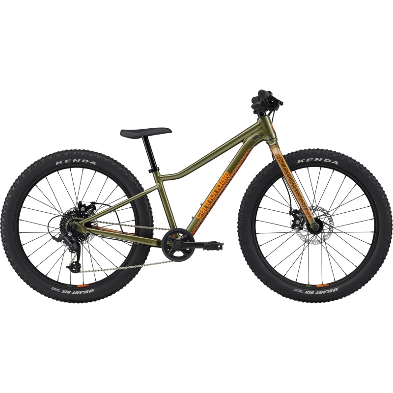 Rower MTB Cannondale Kids Trail Plus 24"; Oliwkowy - widok z boku