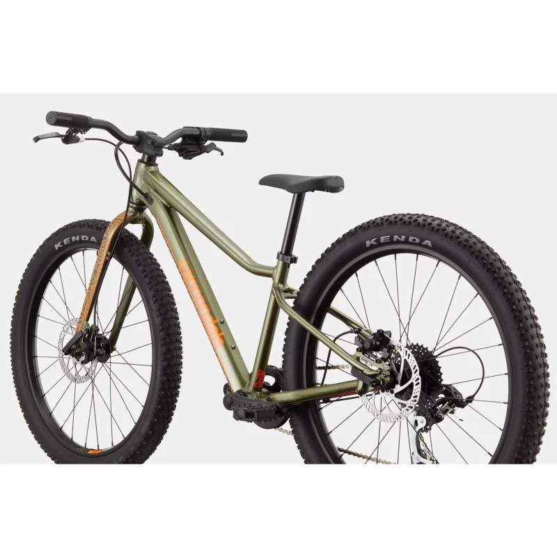 Rower MTB Cannondale Kids Trail Plus 24"; Oliwkowy - widok z tyłu