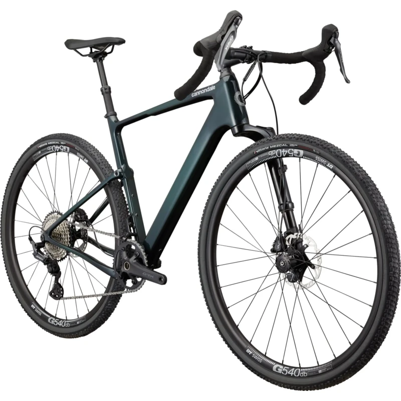 Rower gravel Cannondale Topstone Carbon 2 Lefty Zielony - widok z przodu
