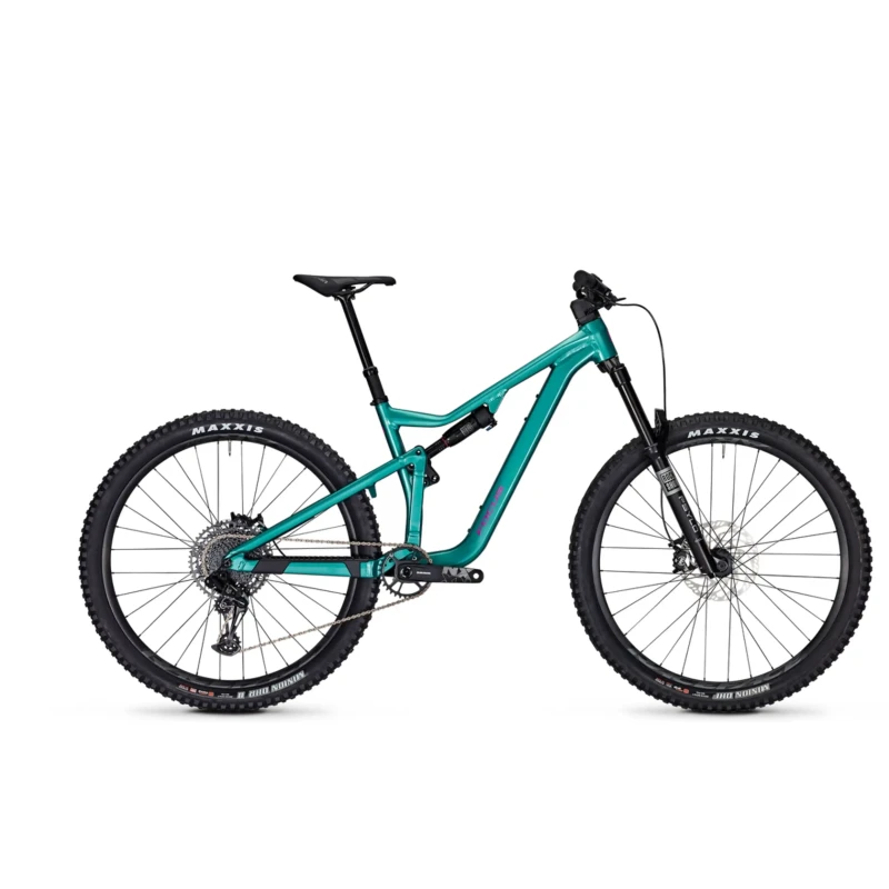 Rower MTB Focus Jam 6.8 Zielony - widok z boku